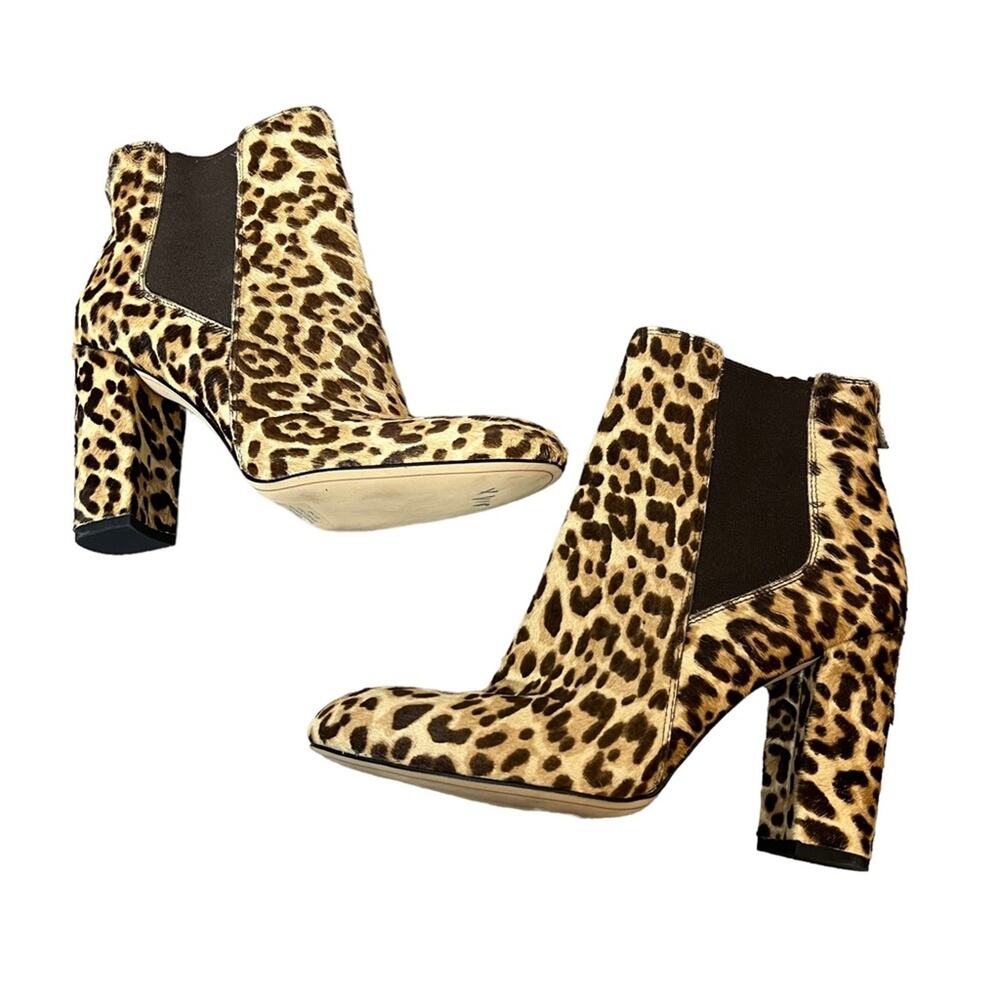 Sam Edelman Case Leopard Print Genuine‎ Calf
Chelsea Ankle Booties sz 8